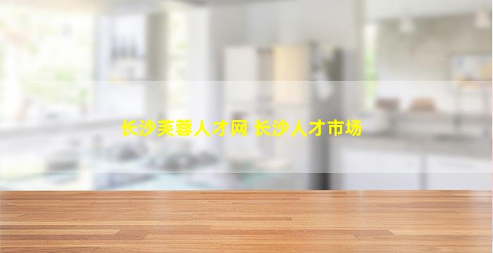 长沙芙蓉人才网 长沙人才市场